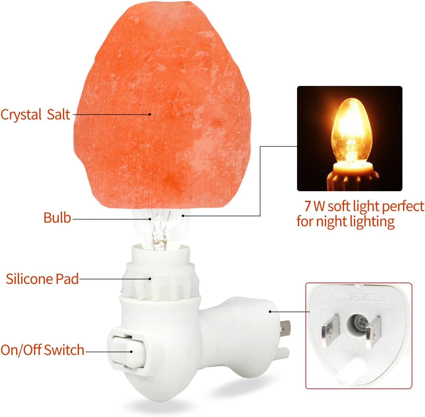 Himalayan Salt Wall Lamp