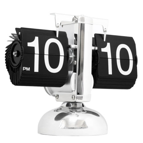 Retro Flip Desk Shelf Clock