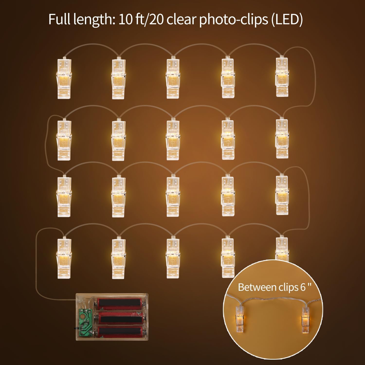 Photo Clip String Lights