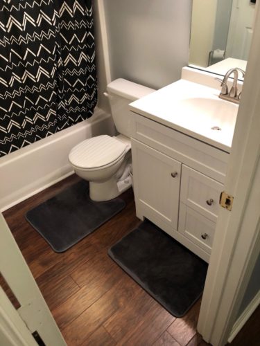 U-Shaped Contour Memory Foam Toilet Mat photo review