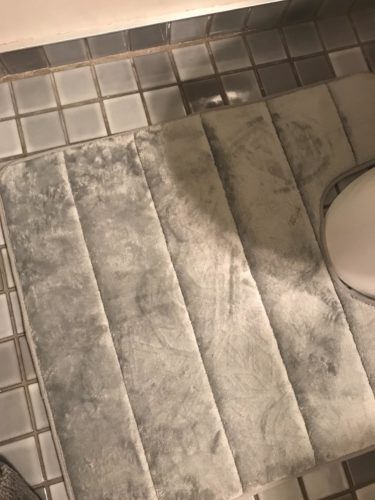 U-Shaped Contour Memory Foam Toilet Mat photo review