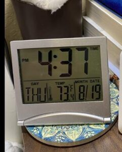 Digital Travel Alarm Clock (Silver) photo review