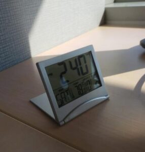 Digital Travel Alarm Clock (Silver) photo review