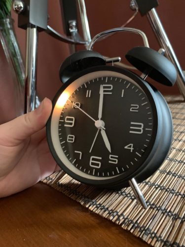 Non-Ticking 4" Twin Bell Alarm Clock photo review