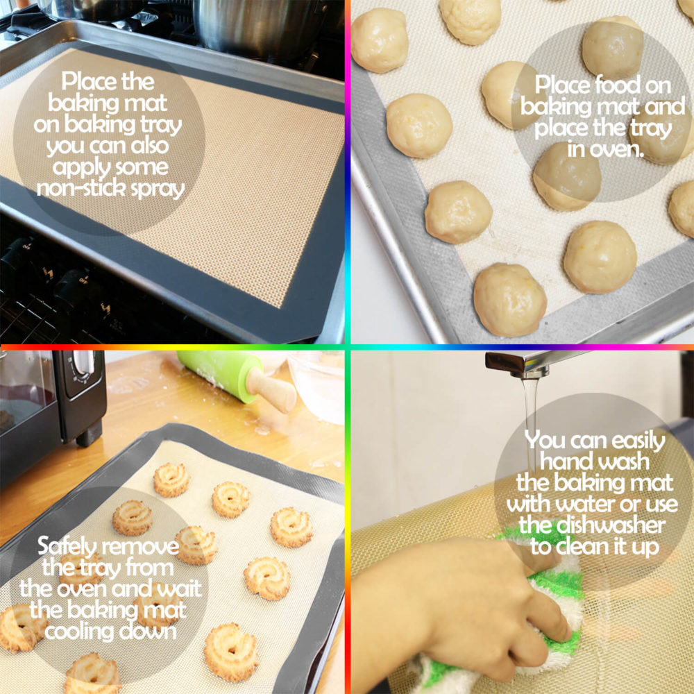 Silicone Baking Mat (2 Pack Set) - Image 7