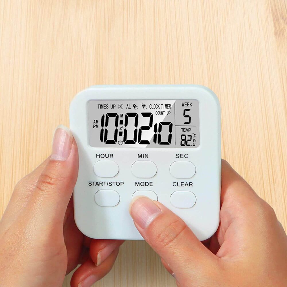 Digital Timer Alarm Clock with Mute/Loud Switch Betus