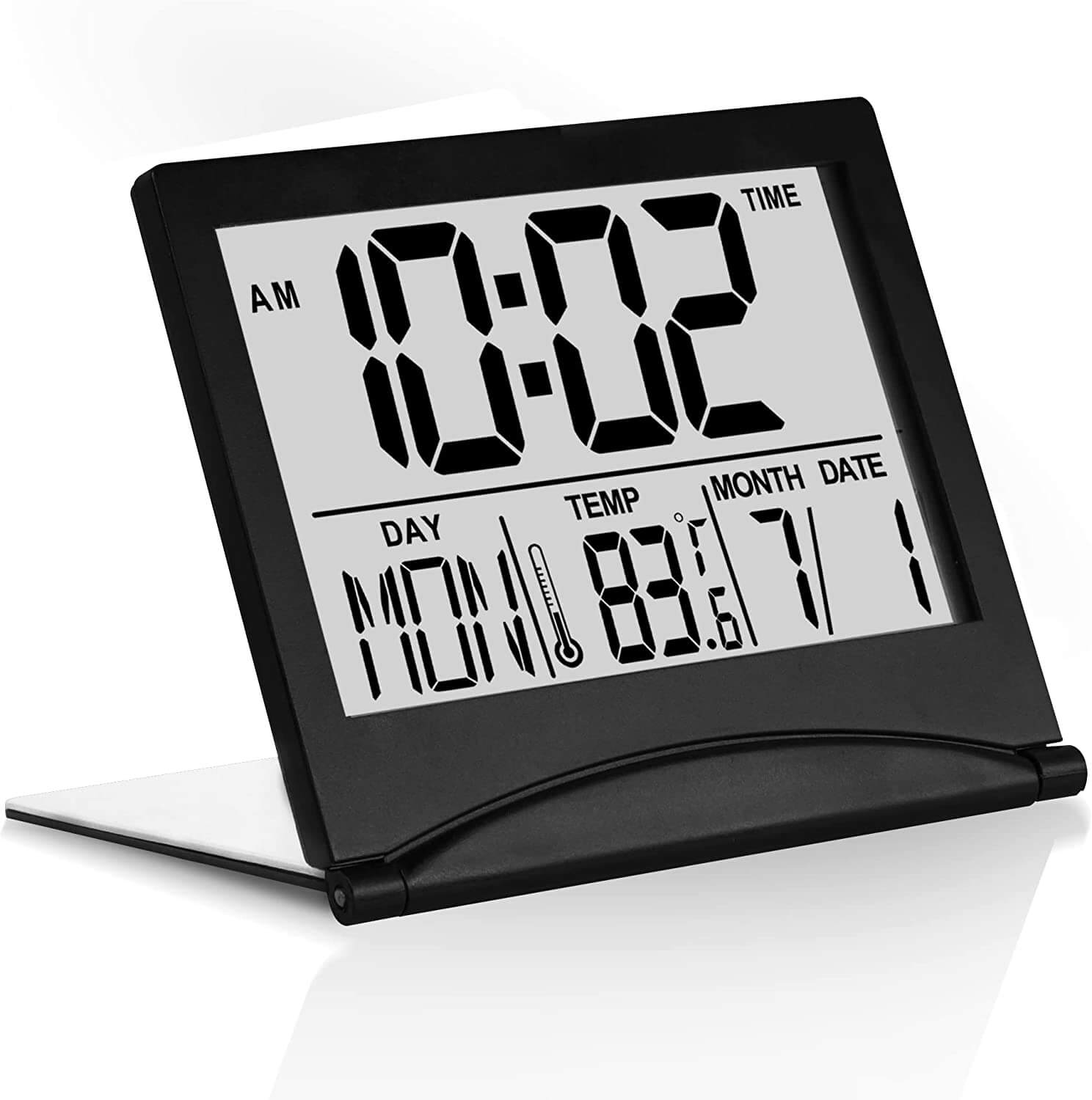 Digital Travel Alarm Clock with Green Backlight Betus
