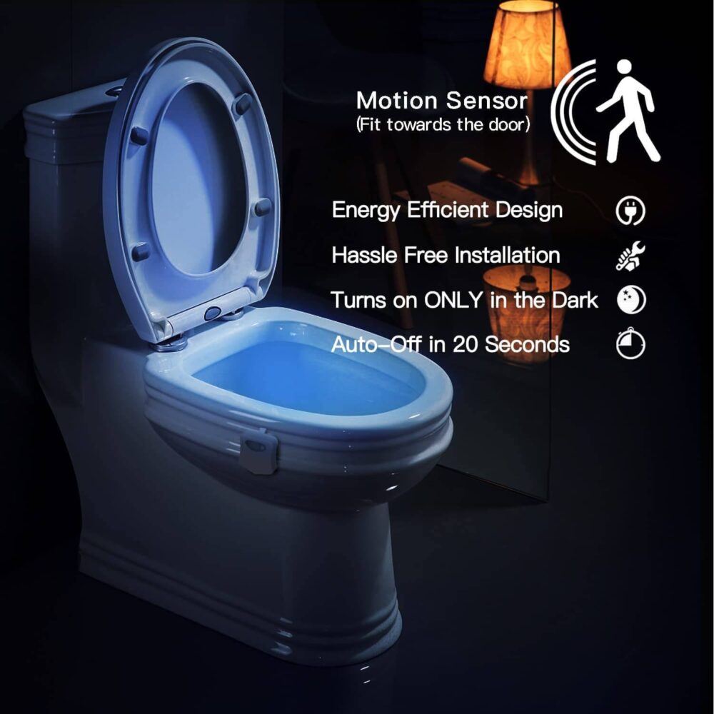 Motion Sensor Toilet Night Light Betus