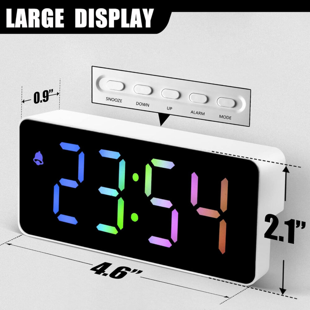 RGB Digital Alarm Clock