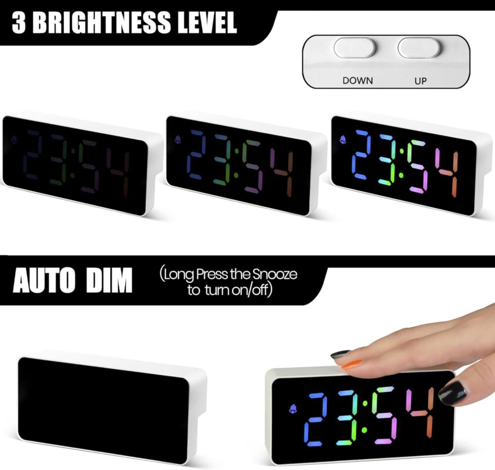 RGB Digital Alarm Clock