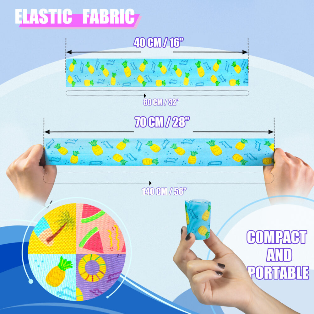 Beach Towel Bands 4 Pack - Image 4