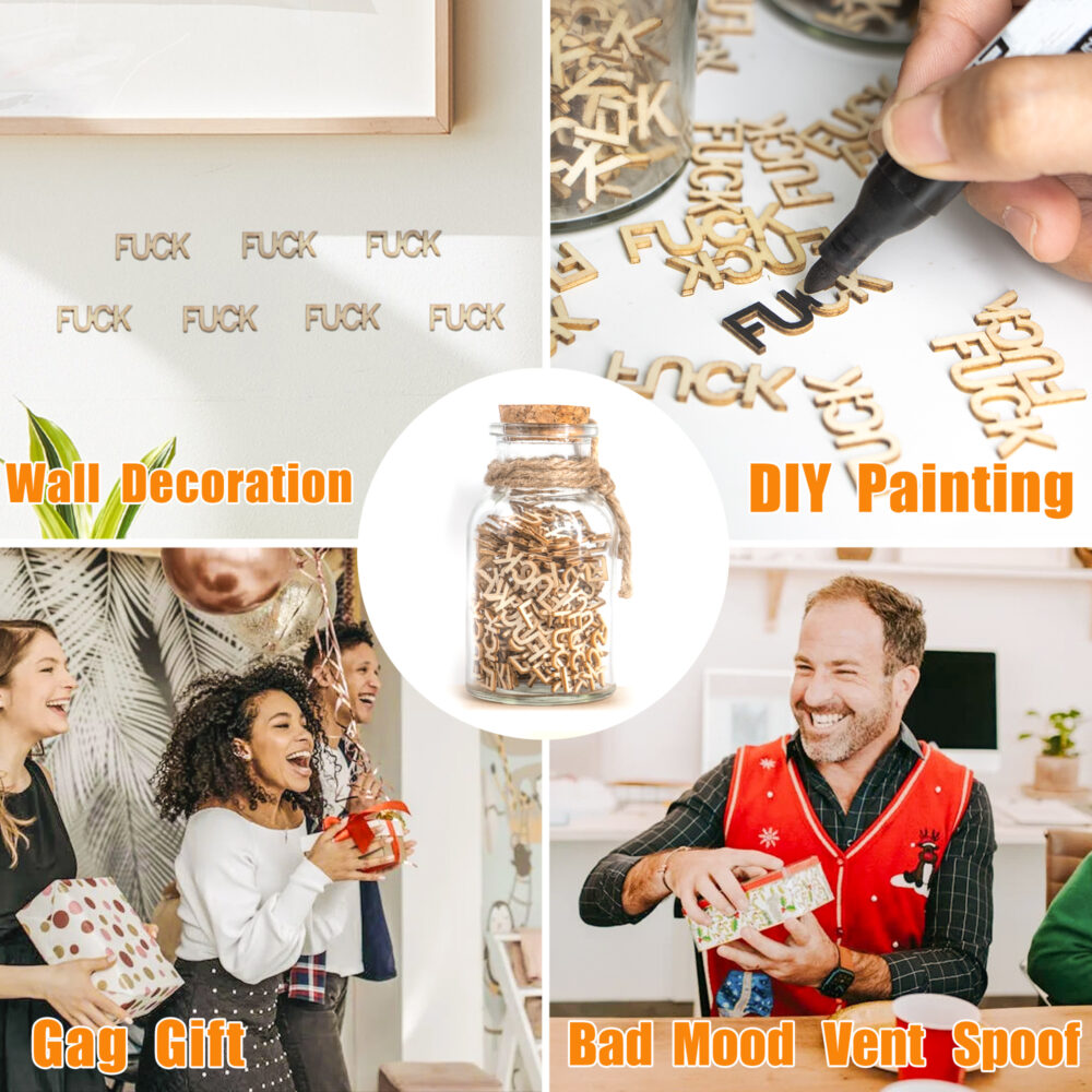 Jar of Fucks Funny Gift 100 Pcs - Image 3