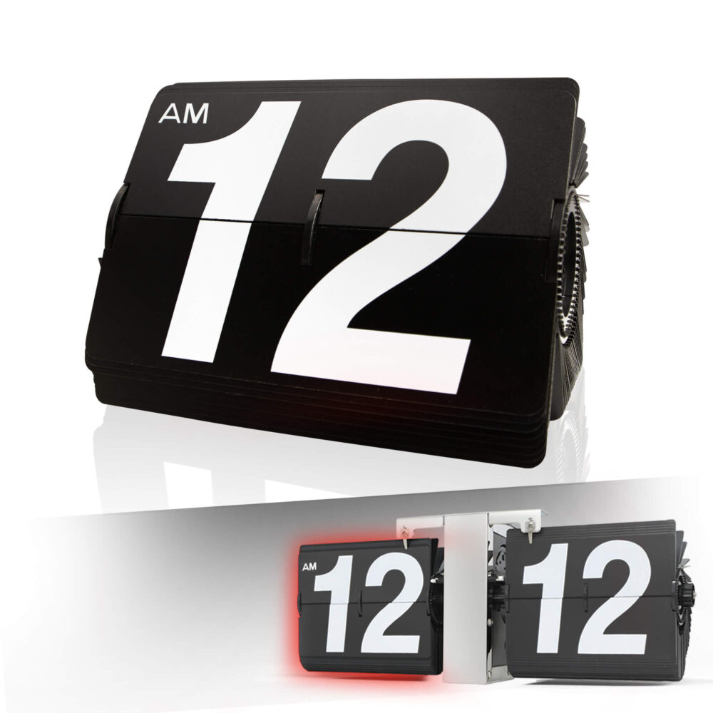 Flip Desk Shelf Clock Replacement Card-Hour/Minute Cards - Image 2